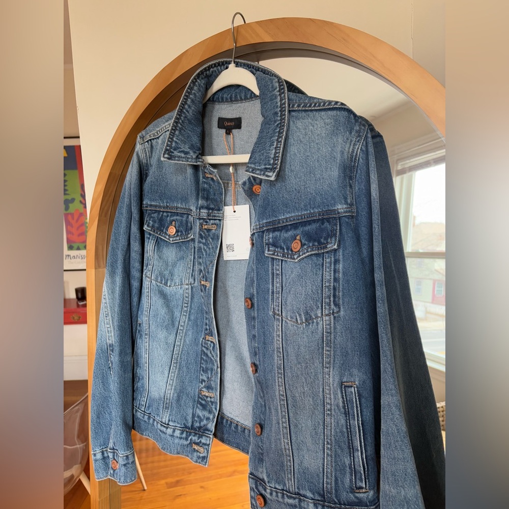Quince Jean Jacket NWT Size Large